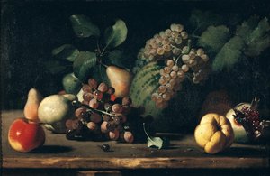 Still Life with Grapes and Pomegranate